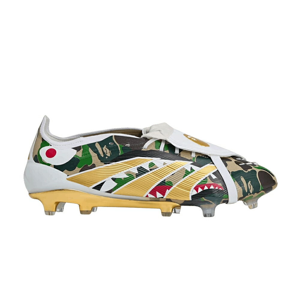 アディダス プレデター エリート 赤銅色 赤銅色 \u0027BROWN\u0027 スニーカー メンズ ADIDAS BAPE X PREDATOR ELITE FG / BROWN