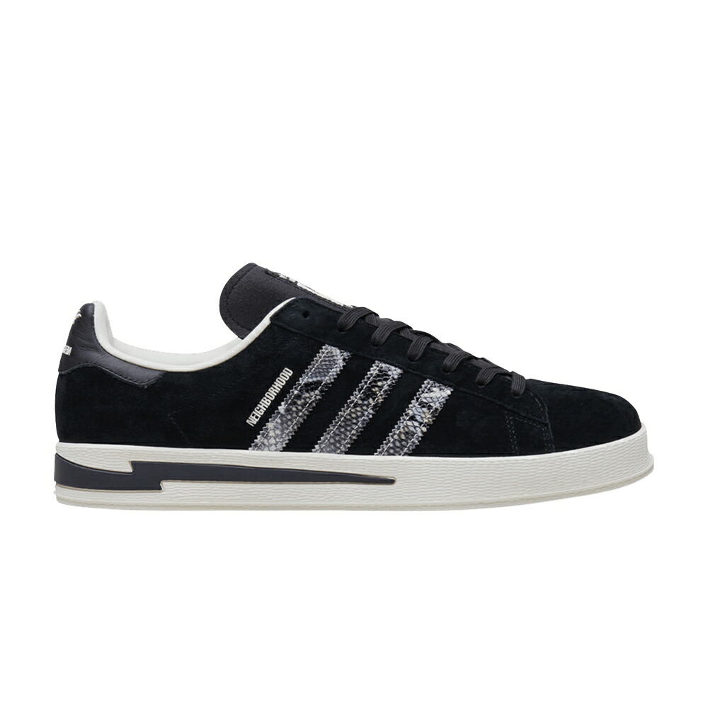 アディダス キャンパス コア 黒色 ブラック '15TH ANNIVERSARY' スニーカー メンズ ADIDAS INVINCIBLE X NEIGHBORHOOD CAMPUS / CORE BLACK SUPPLIER COLOR OFF|スニケス