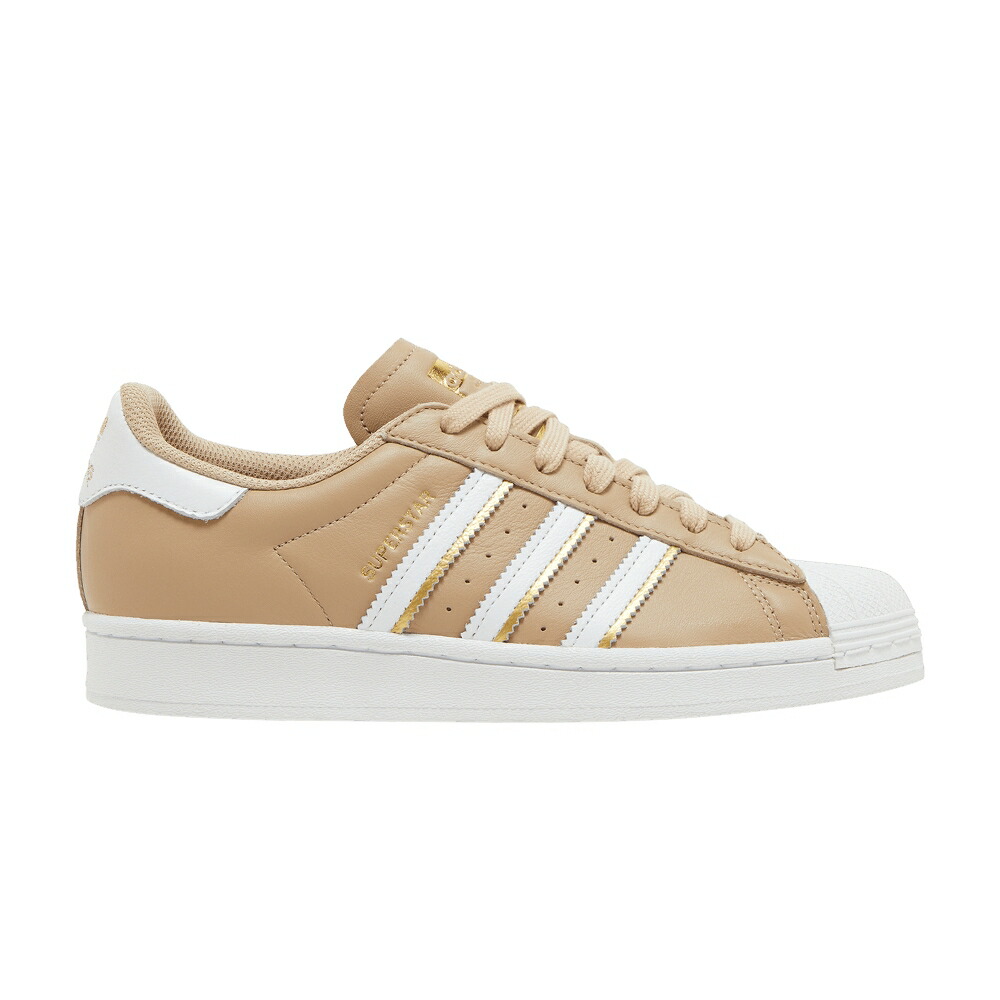 アディダス はやりっ子 白いこと 白いこと ゴールド \u0027PALE NUDE\u0027 スニーカー レディース ADIDAS WMNS SUPERSTAR / CLOUD WHITE PALE NUDE GOLD