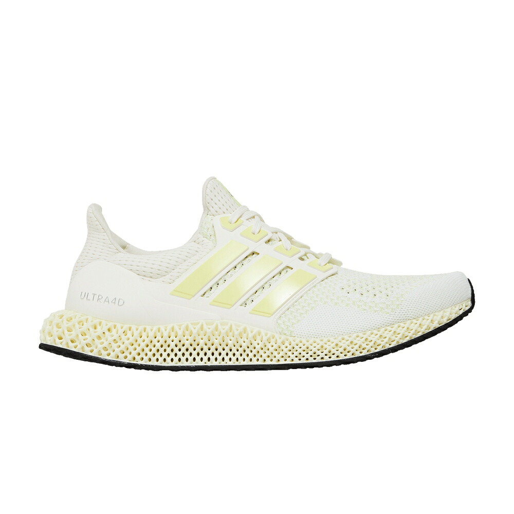 アディダス ウルトラ コア 白色 ホワイト ライム 銀色 シルバー 'LEMON TWIST' スニーカー メンズ ADIDAS ULTRA 4D / CORE WHITE ALMOST LIME SILVER|スニケス