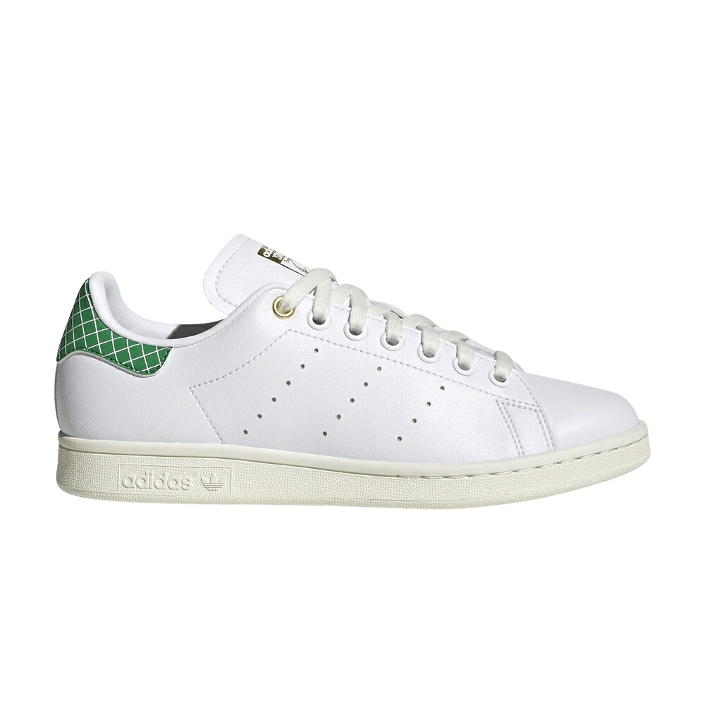 アディダス 白色 ホワイト 緑 グリーン レガシー 藍色 インディゴ スタンスミス 'WHITE GREEN' スニーカー レディース ADIDAS WMNS STAN SMITH / CLOUD WHITE GREEN LEGACY INDIGO｜スニケス