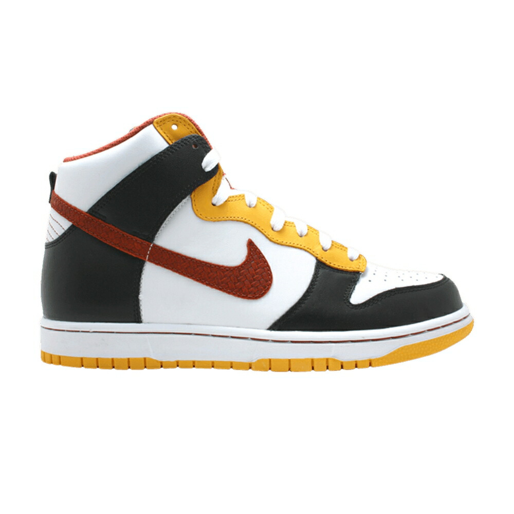 ナイキ ダンク ハイ 黒色 ブラック 橙 オレンジ プロ ゴールド ダンクハイ スニーカー メンズ NIKE DUNK HIGH / BLACK ORANGE BLAZE PRO GOLD