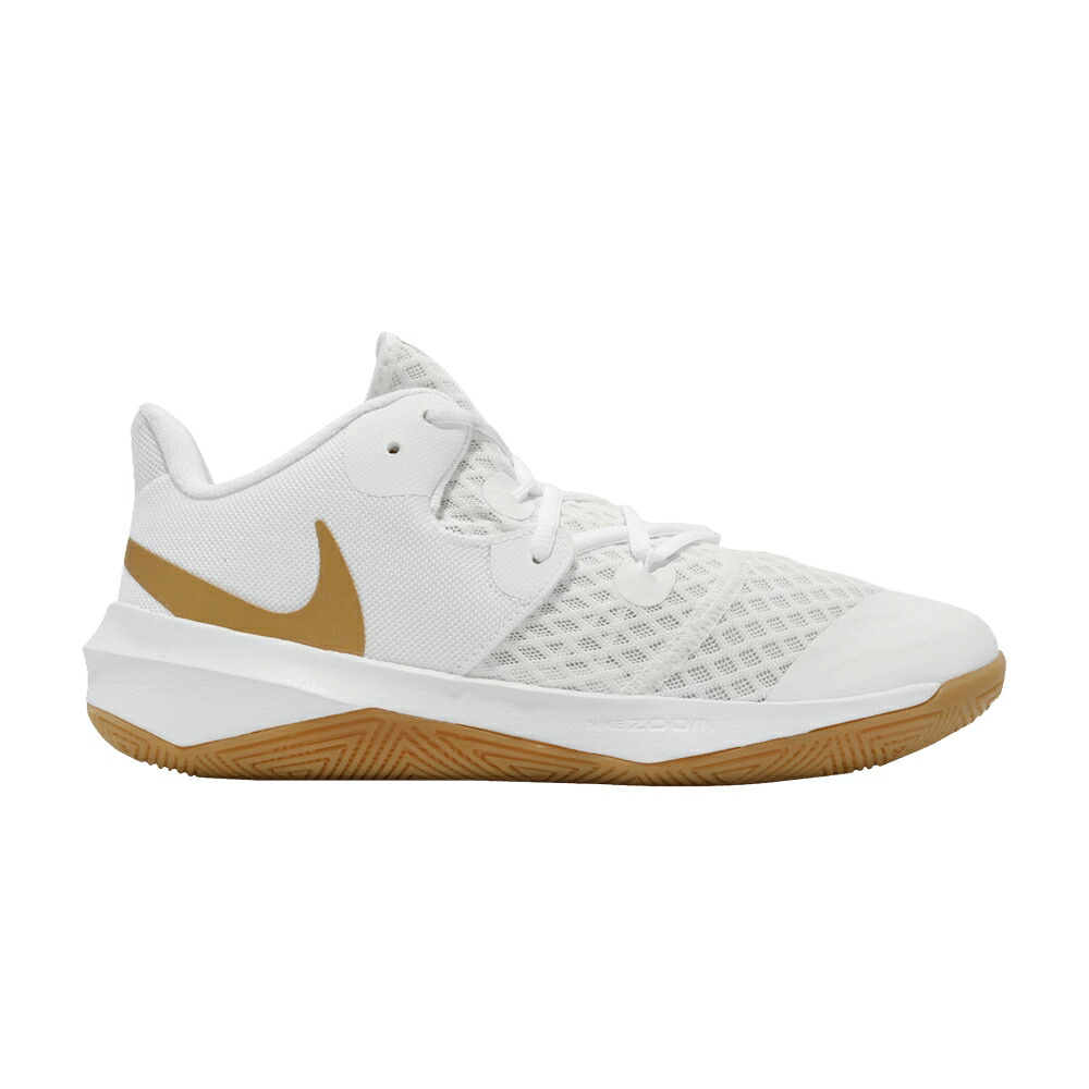 ナイキ 望遠レンズ 厚地の外套 白いこと 白いこと ゴールド \u0027WHITE GOLD\u0027 スニーカー メンズ NIKE ZOOM HYPERSPEED COURT SE METALLIC / WHITE METALLIC GOLD