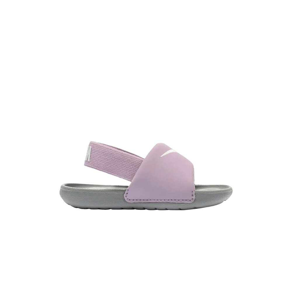 ナイキ サンダル 薄墨色 薄墨色 白いこと 白いこと \u0027ICED LILAC\u0027 もの言う花 NIKE KAWA SLIDE TD / ICED LILAC PARTICLE GREY WHITE