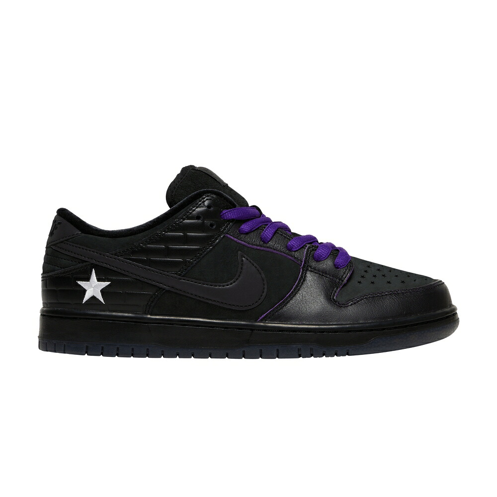 ナイキ ダンク プロ エスビー 黒色 ブラック 紫 パープル 白色 ホワイト ダンクロー 'FIRST AVENUE' スニーカー メンズ NIKE FAMILIA X DUNK LOW PRO QS SB / BLACK VOLTAGE PURPLE WHITE