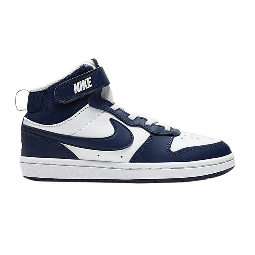 ナイキ コート ミッド 白色 ホワイト 青色 ブルー コートバーロウ WHITE BLUE スニーカー メンズ NIKE COURT BOROUGH MID 2 PSV SIGNAL / WHITE SIGNAL BLUE BLUE VOID
