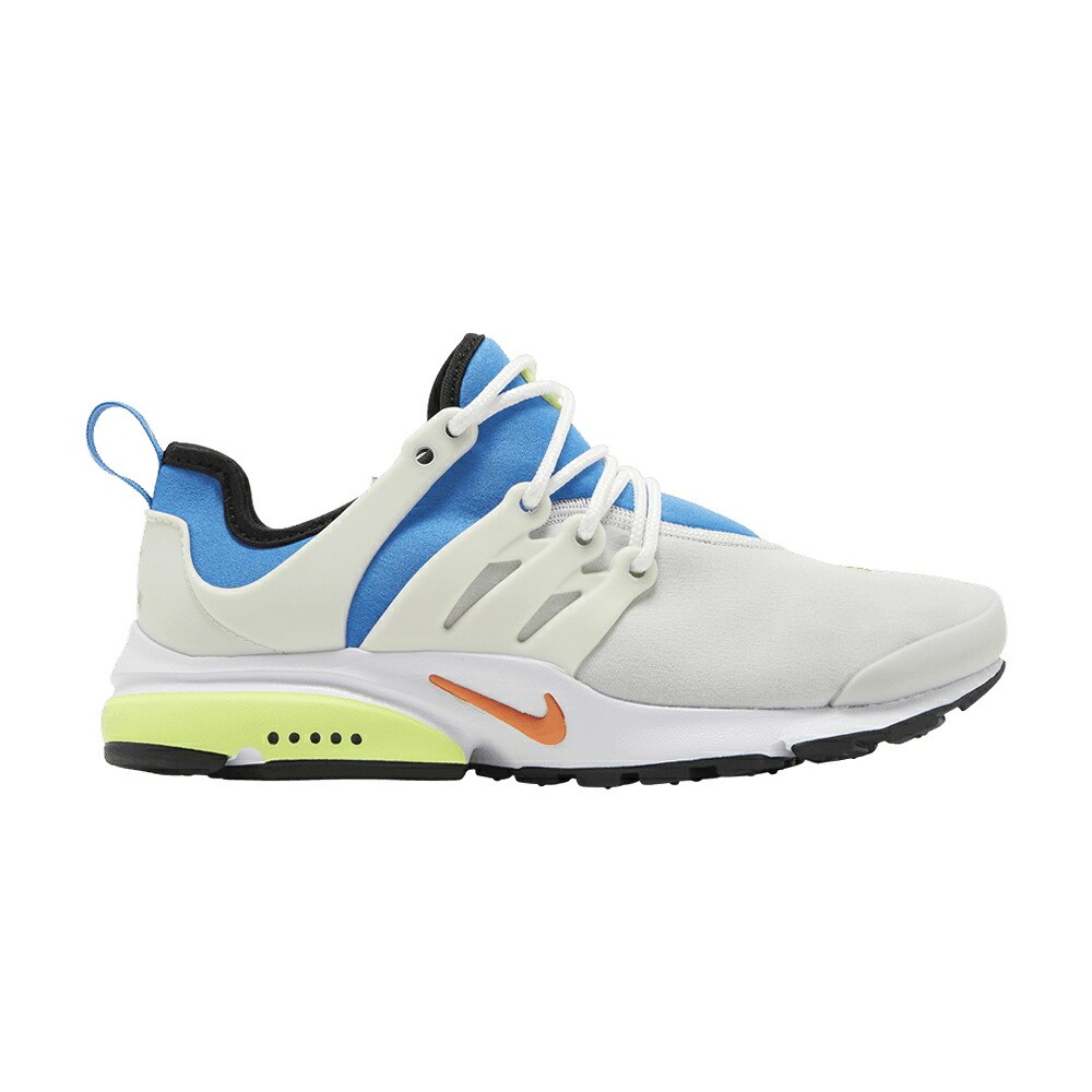 ナイキ プレスト 黒色 ブラック 白色 ホワイト エア 'PHOTON VOLT' スニーカー レディース NIKE WMNS AIR PRESTO DUST / PHOTON DUST BLACK WHITE VOLT|スニケス