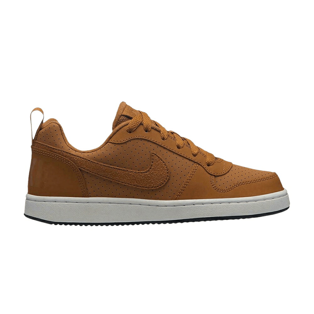 ナイキ コート ウィート 白色 ホワイト 黒色 ブラック コートバーロウ 'WHEAT' ジュニア キッズ NIKE COURT BOROUGH LOW GS / WHEAT WHEAT SUMMIT WHITE BLACK ベビー マタニティ スニーカー｜スニケス 47,640円