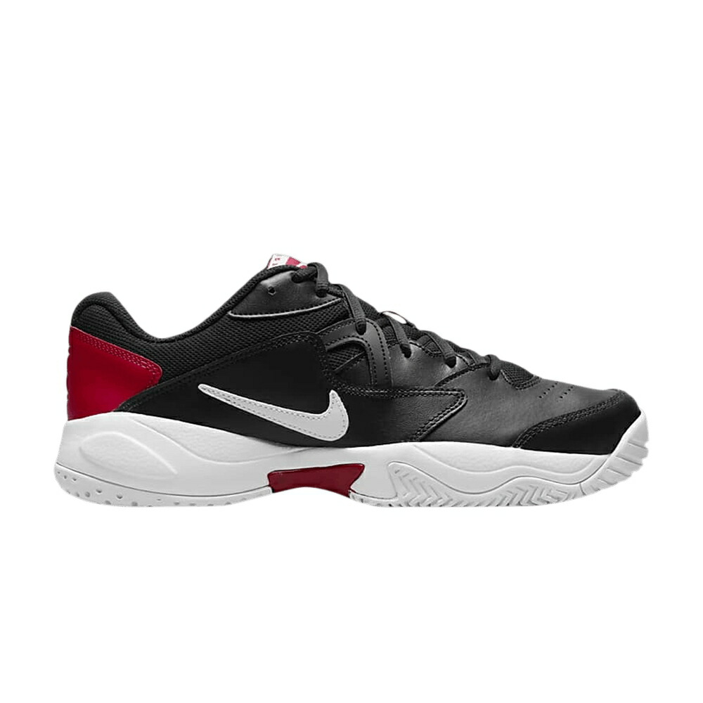 ナイキ コート ライト 黒色 ブラック 赤 レッド 白色 ホワイト 'BRED' スニーカー メンズ NIKE COURT LITE 2 / BLACK GYM RED WHITE