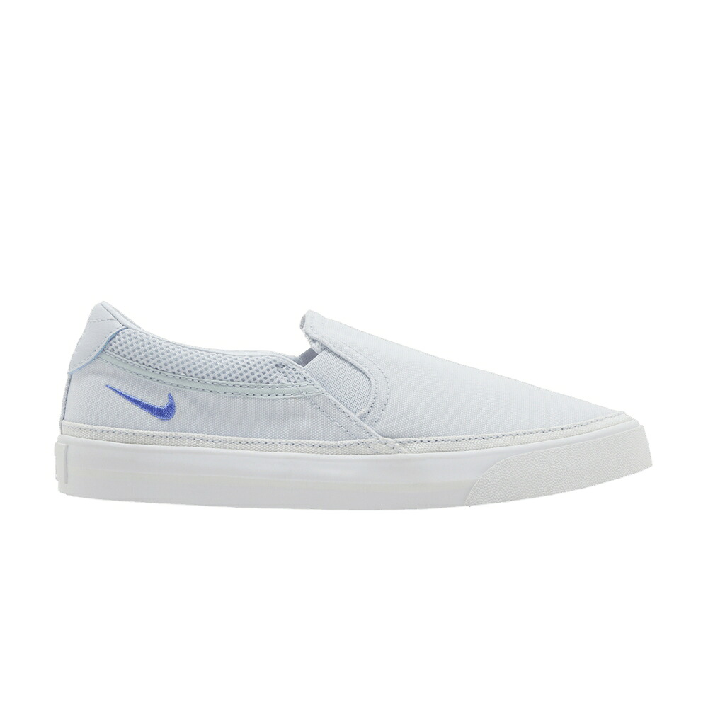 ナイキ コート レガシー スリッポン 灰色 グレー 'FOOTBALL GREY' スニーカー レディース NIKE WMNS COURT LEGACY SLIP-ON / FOOTBALL GREY SAPPHIRE｜スニケス