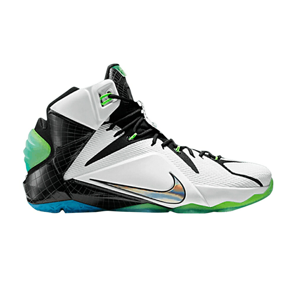 ナイキ レブロン 白色 ホワイト 黒色 ブラック 'ALLSTAR' スニーカー メンズ NIKE LEBRON 12 EP 'ALL-STAR' / WHITE MULTI COLOR BLACK