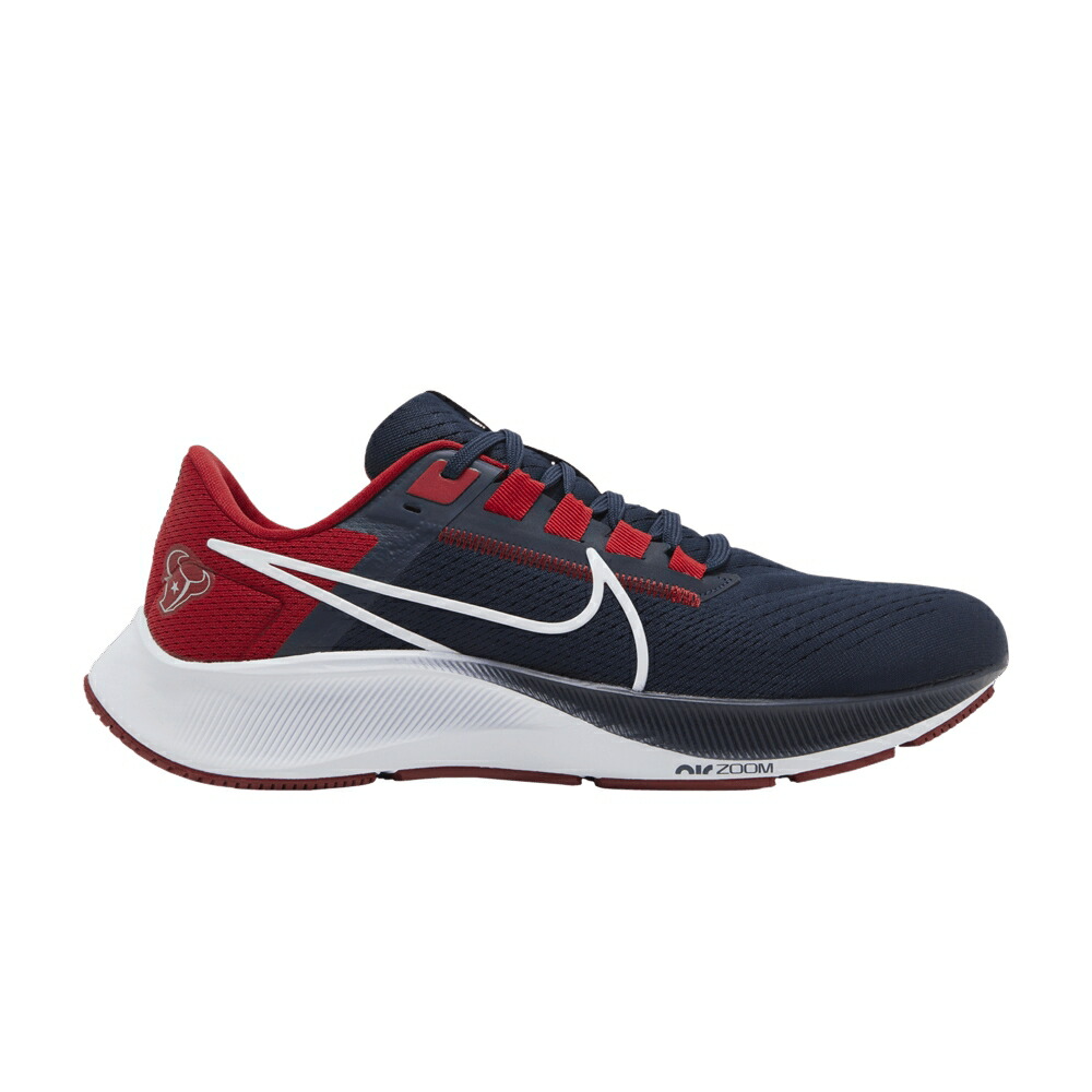 ナイキ ズーム ペガサス 赤 レッド 白色 ホワイト ズームペガサス ヒューストン テキサンズ スニーカー メンズ NIKE NFL X AIR ZOOM PEGASUS 38 HOUSTON TEXANS / MARINE GYM RED WHITE