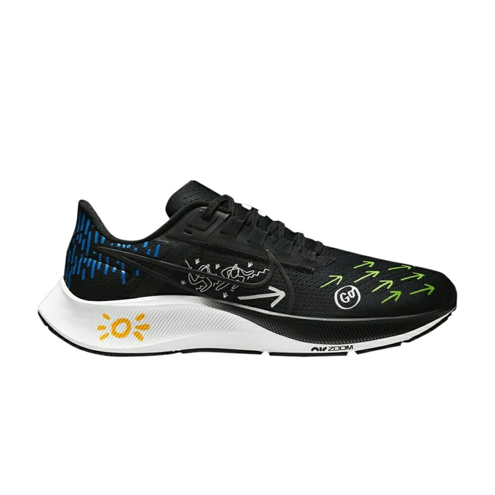 ナイキ ズーム ペガサス 白色 ホワイト アクション 緑 グリーン ズームペガサス 'RUNNING BLACK' スニーカー メンズ NIKE JOY YAMUSANGIE X AIR ZOOM PEGASUS 38 THOUGHTS - / WHITE ACTION GREEN HYPER ROYAL|スニケス