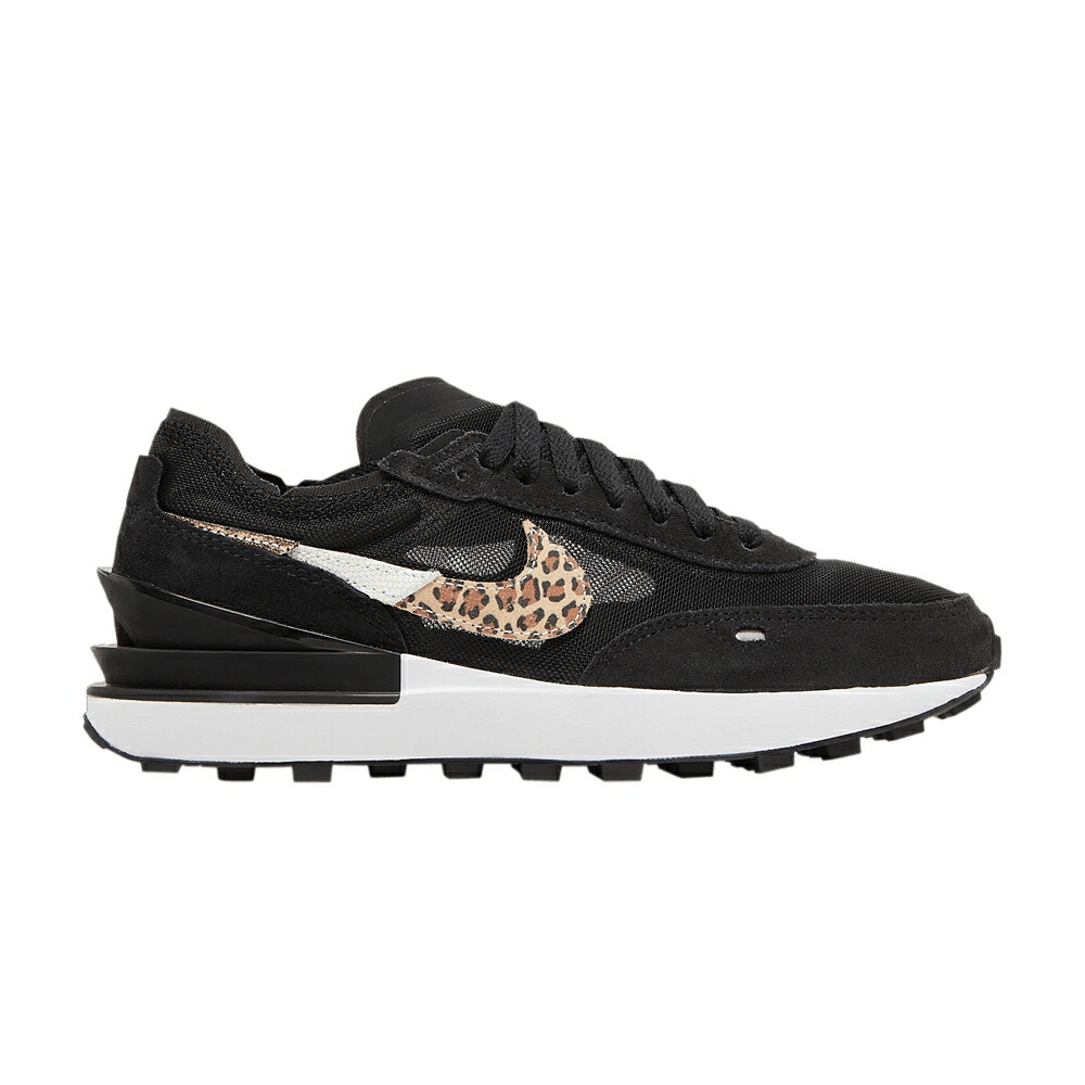 ナイキ ワーヘル 黒いこと 黒いこと \u0027BLACK LEOPARD\u0027 スニーカー レディース NIKE WMNS WAFFLE ONE / BLACK BLACK MULTI COLOR レディース靴-靴