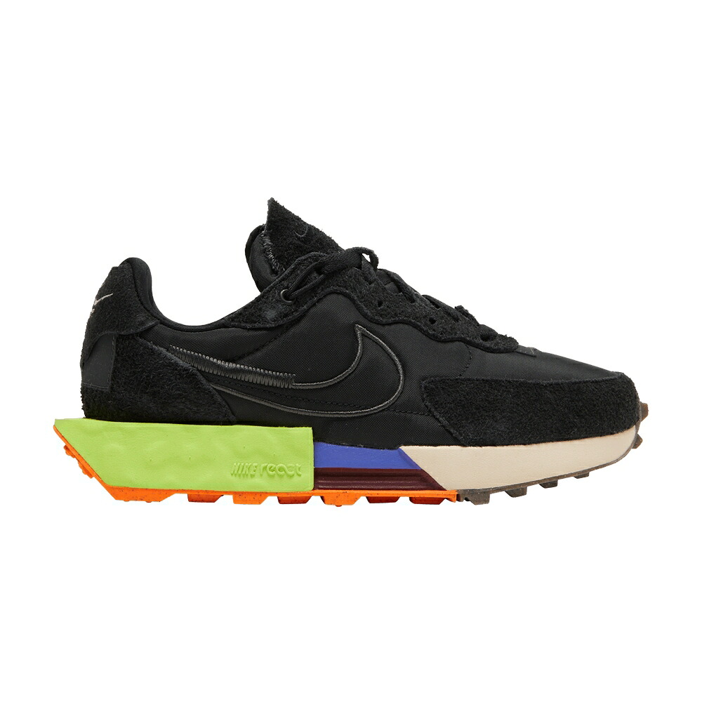 ナイキ ワーヘル 黒いこと 黒いこと \u0027BLACK VOLT\u0027 スニーカー レディース NIKE WMNS FONTANKA WAFFLE / BLACK VOLT ANTHRACITE BLACK