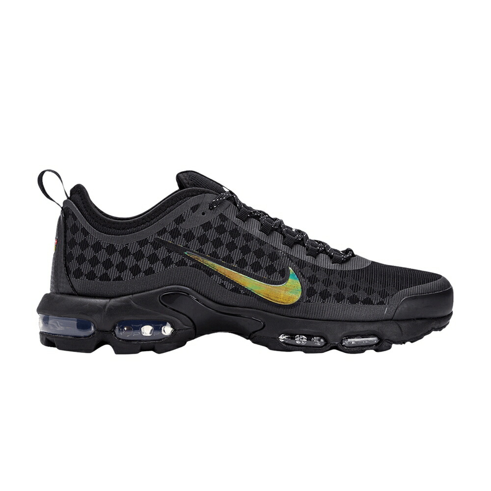 ナイキ マックス ウルトラ 黒色 ブラック 銀色 シルバー エアマックスプラス BLACK SILVER スニーカー メンズ NIKE AIR MAX PLUS ULTRA REFLECTIVE / BLACK BLACK REFLECTIVE SILVER