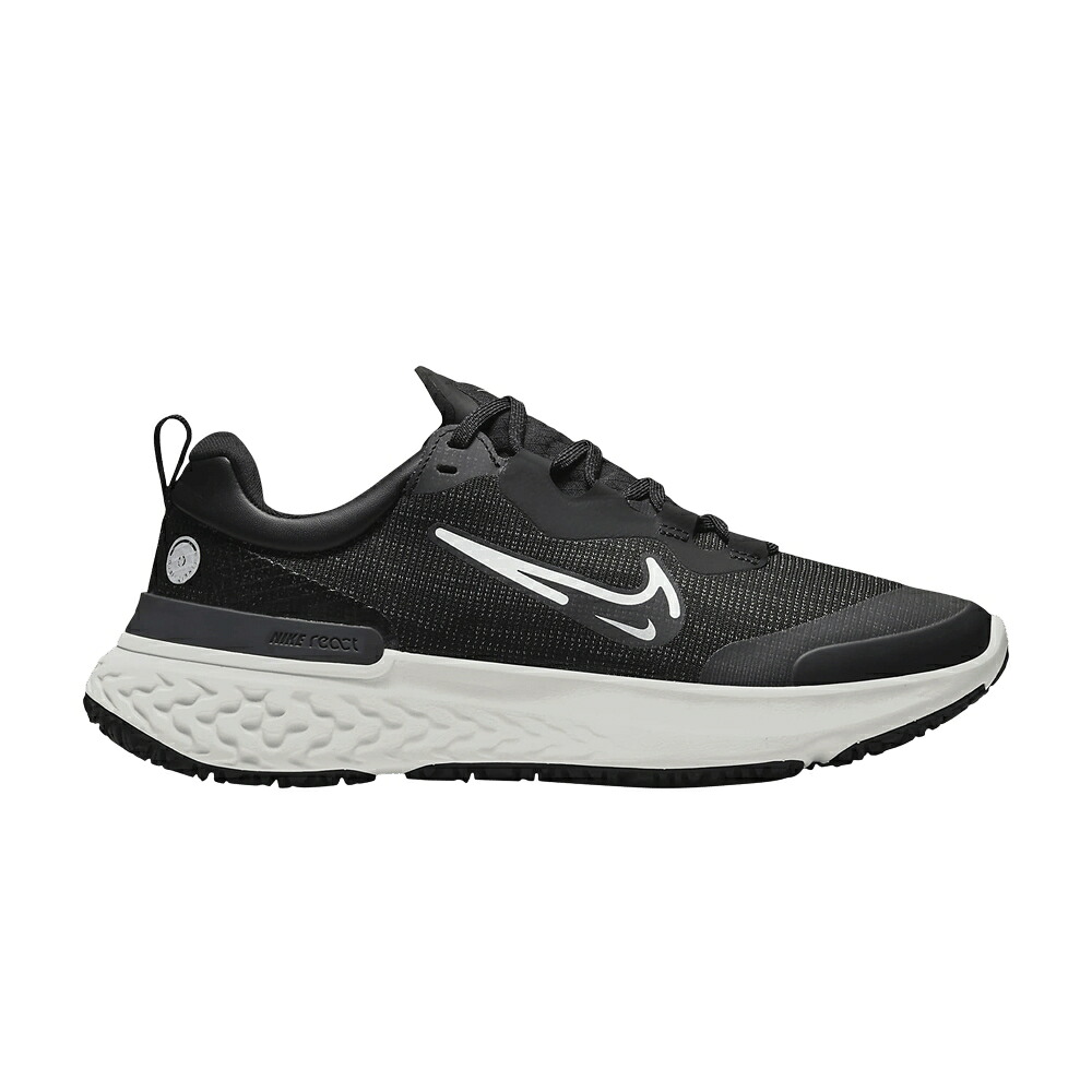 ナイキ リアクト 黒色 ブラック 灰色 グレー 'BLACK WHITE' スニーカー レディース NIKE WMNS REACT MILER 2 SHIELD / BLACK OFF NOIR LIGHT SMOKE GREY