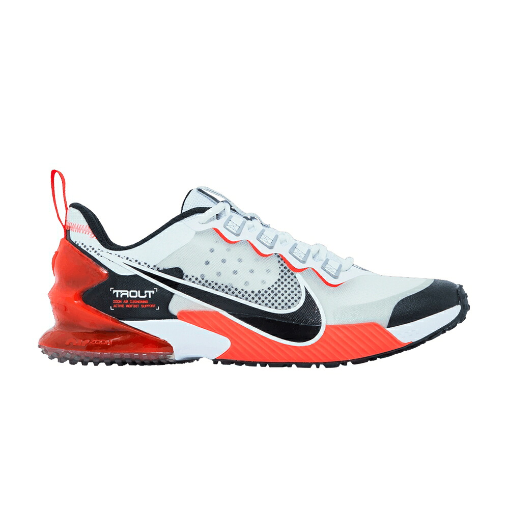 ナイキ ズーム エルティーディー 白色 ホワイト クリムゾン 'WHITE CRIMSON' スニーカー メンズ NIKE FORCE ZOOM TROUT LTD TF BRIGHT / WHITE BRIGHT CRIMSON LIGHT SMOKE|スニケス