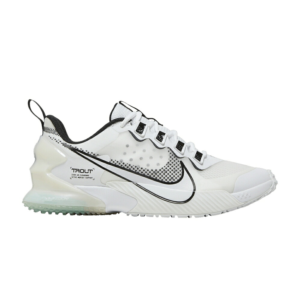 ナイキ ズーム エルティーディー 白色 ホワイト 灰色 グレー ダイナミック 'WHITE BLACK' スニーカー メンズ NIKE FORCE ZOOM TROUT LTD TF / WHITE LIGHT SMOKE GREY DYNAMIC|スニケス