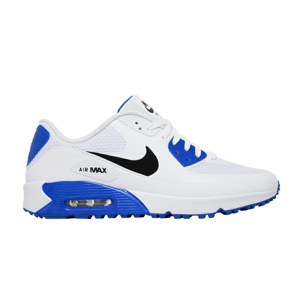 ナイキ マックス ゴルフ 白色 ホワイト 青色 ブルー ピュア プラチナム エアマックス WHITE BLUE スニーカー メンズ NIKE AIR MAX 90 GOLF RACER / WHITE RACER BLUE PURE PLATINUM