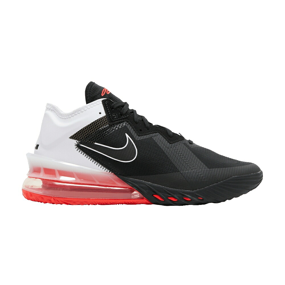 ナイキ レブロン 黒いこと 黒いこと クリムゾン 白いこと 白いこと \u0027HEART LION\u0027 スニーカー メンズ NIKE LEBRON 18 LOW OF / BLACK BRIGHT CRIMSON WHITE