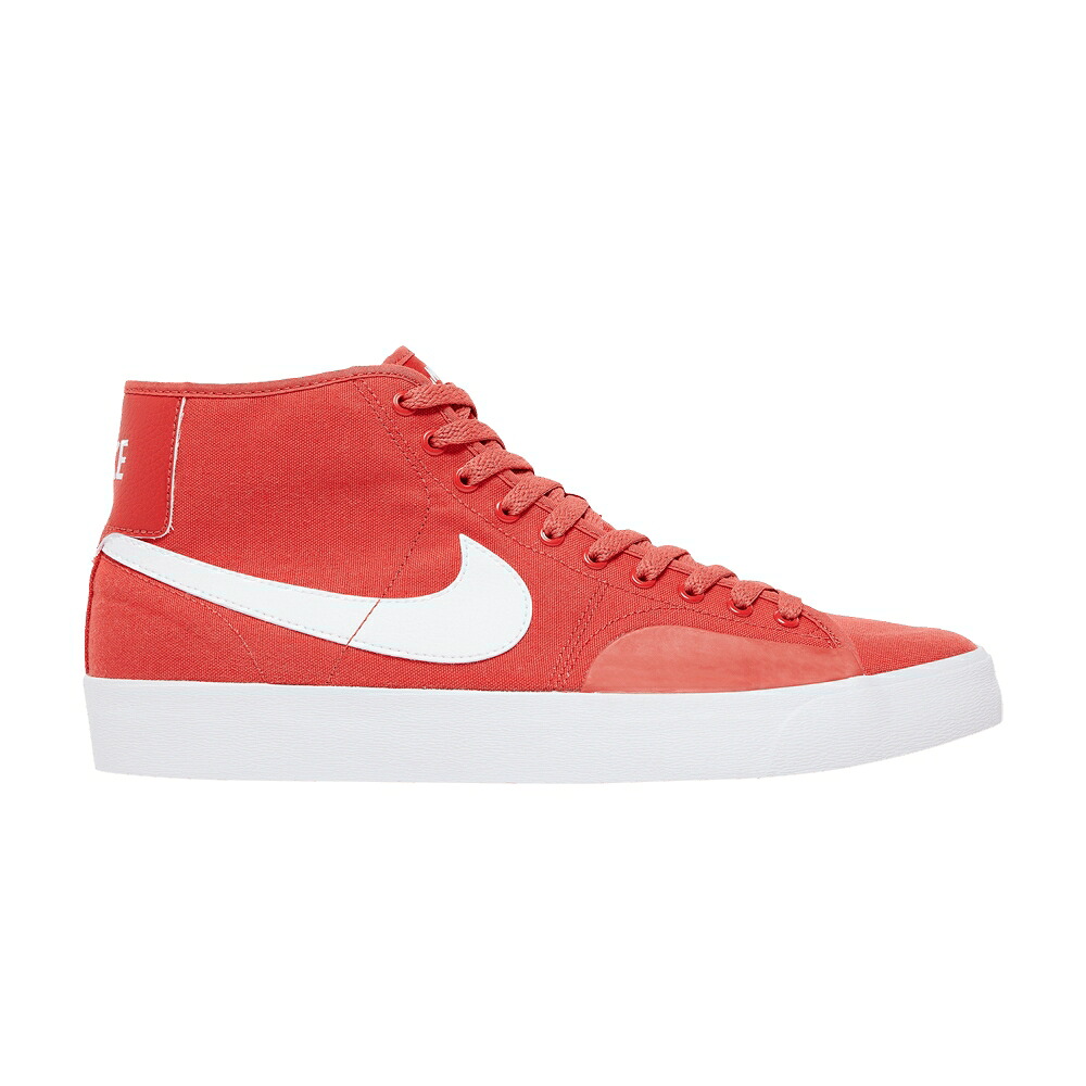 ナイキ ブレイザー 厚地の外套 ミッド エスビー 白いこと 白いこと \u0027LOBSTER\u0027 スニーカー メンズ NIKE BLAZER COURT MID SB / LOBSTER LOBSTER WHITE