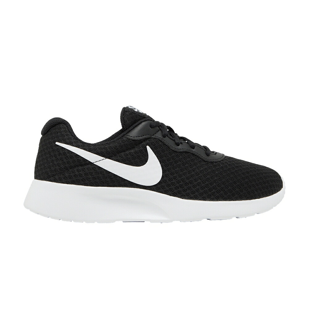 ナイキ 黒色 ブラック 白色 ホワイト 'BLACK WHITE' スニーカー レディース NIKE WMNS TANJUN / BLACK BARELY VOLT BLACK WHITE｜スニケス