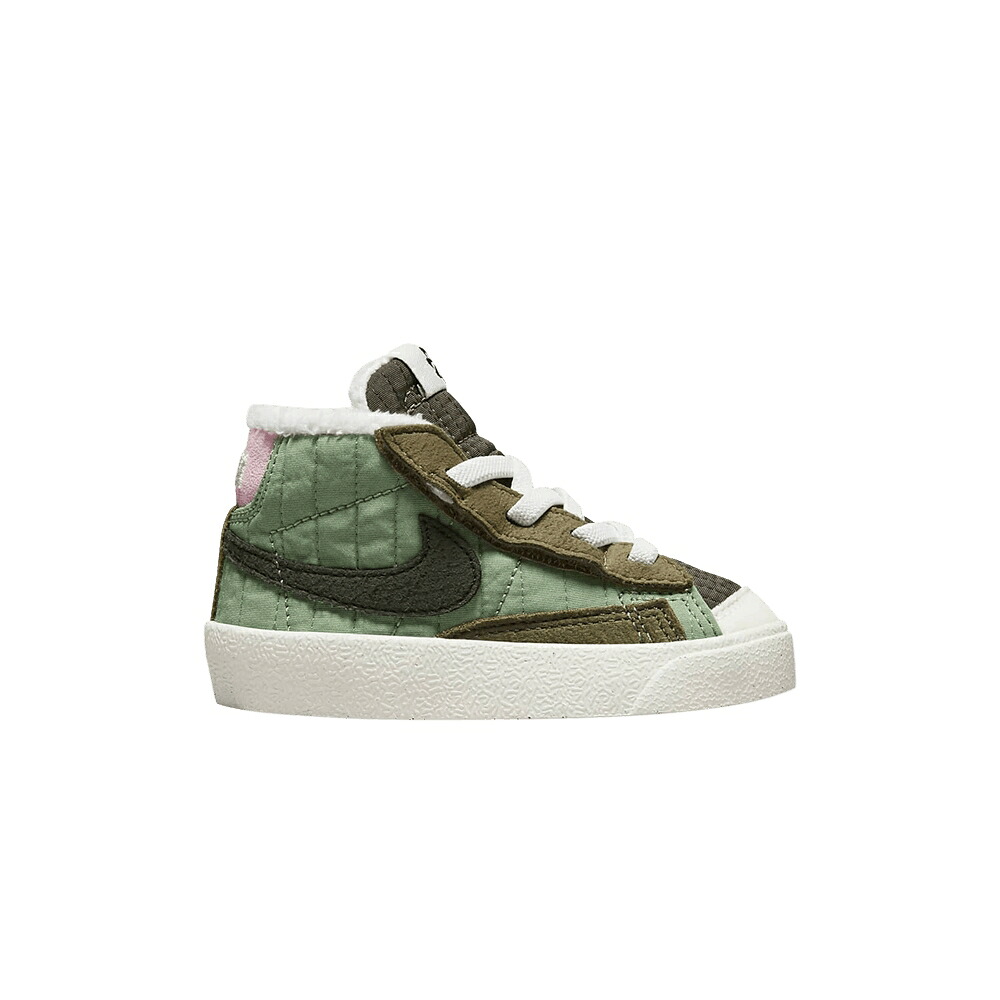 ナイキ ブレイザー ミッド 緑 緑であること オリーブ \u002777 \u0027OIL GREEN\u0027 もの言う花 NIKE BLAZER MID TD / OIL GREEN SAIL MEDIUM OLIVE