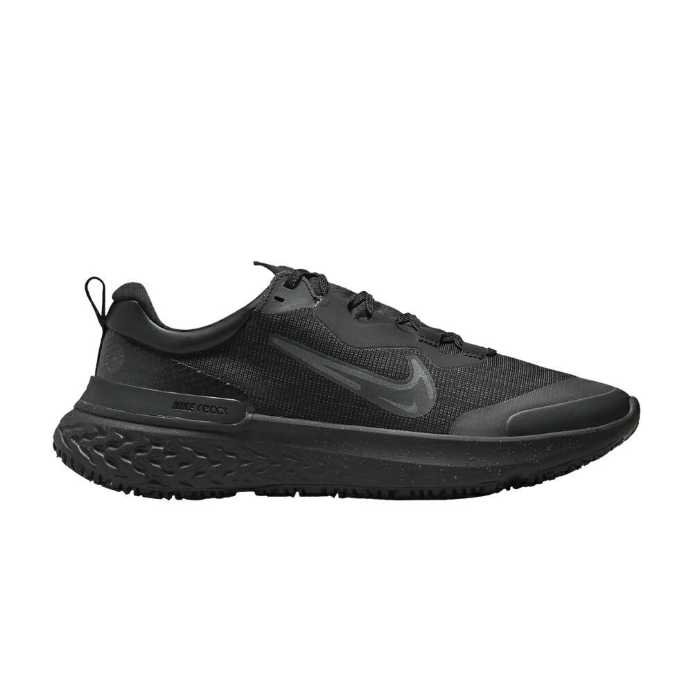 ナイキ リアクト 黒いこと 黒いこと 薄墨色 薄墨色 \u0027BLACK ANTHRACITE\u0027 スニーカー メンズ NIKE REACT MILER 2 SHIELD / BLACK ANTHRACITE IRON GREY BLACK