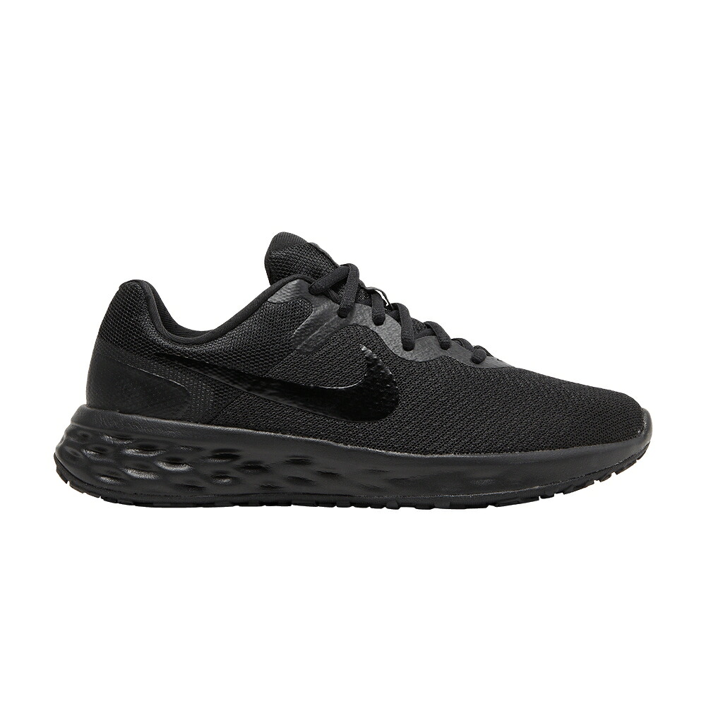 ナイキ 大変革 黒いこと 黒いこと 薄墨色 薄墨色 \u0027TRIPLE BLACK\u0027 スニーカー レディース NIKE WMNS REVOLUTION 6 NEXT NATURE / BLACK DARK SMOKE GREY BLACK