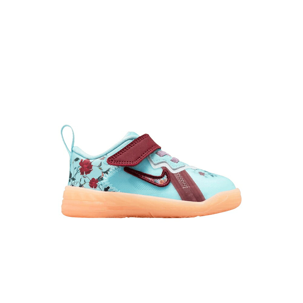 ナイキ レブロン 青色 ブルー 紫 バイオレット ショック 白色 ホワイト 'DAUGHTERS' ベビー NIKE MIMI PLANGE X LEBRON 18 LOW TD / PSYCHIC BLUE VIOLET SHOCK WHITE