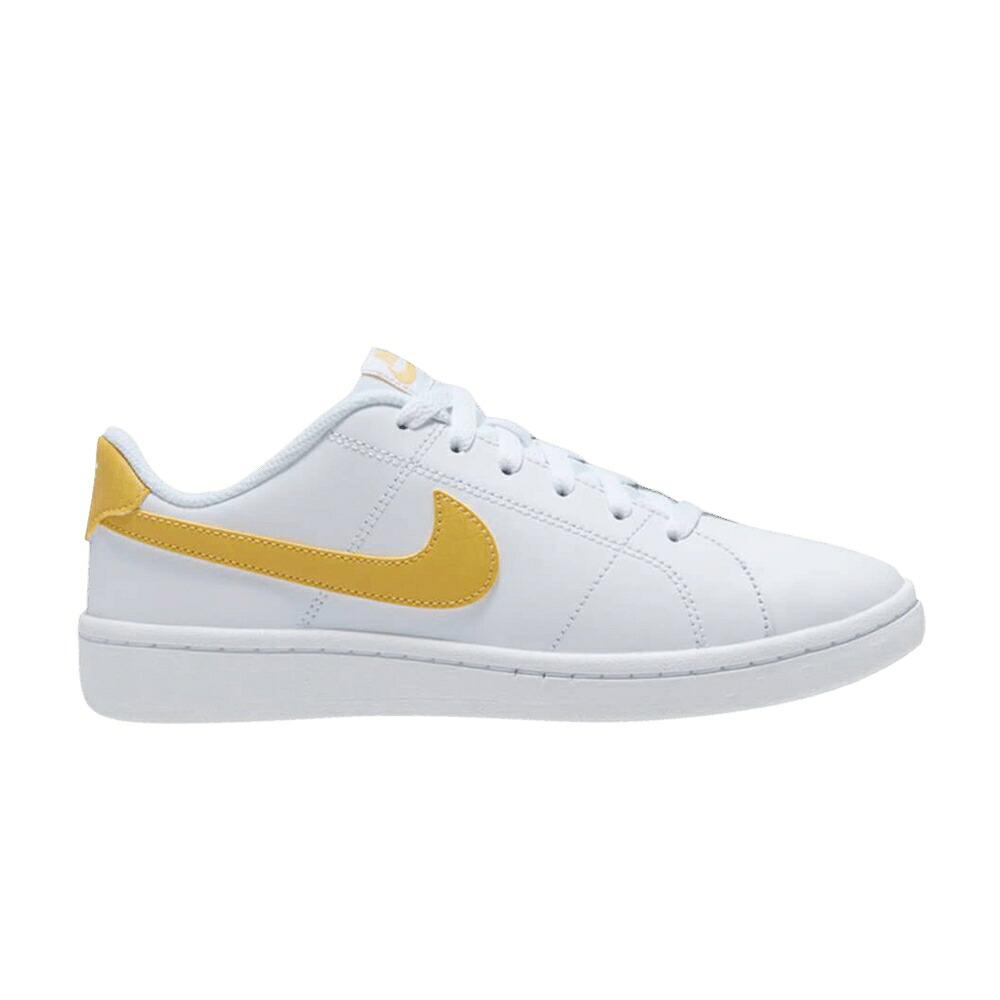 ナイキ コート 白色 ホワイト ゴールド 'WHITE GOLD' スニーカー レディース NIKE WMNS COURT ROYALE 2 SATURN / WHITE SATURN GOLD｜スニケス 37,700円