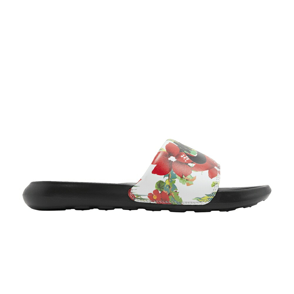 ナイキ サンダル 白色 ホワイト 赤 レッド 緑 グリーン 'FLORAL BLACK' スニーカー レディース NIKE WMNS VICTORI ONE PRINTED SLIDE - / WHITE SIREN RED ATOMIC GREEN|スニケス