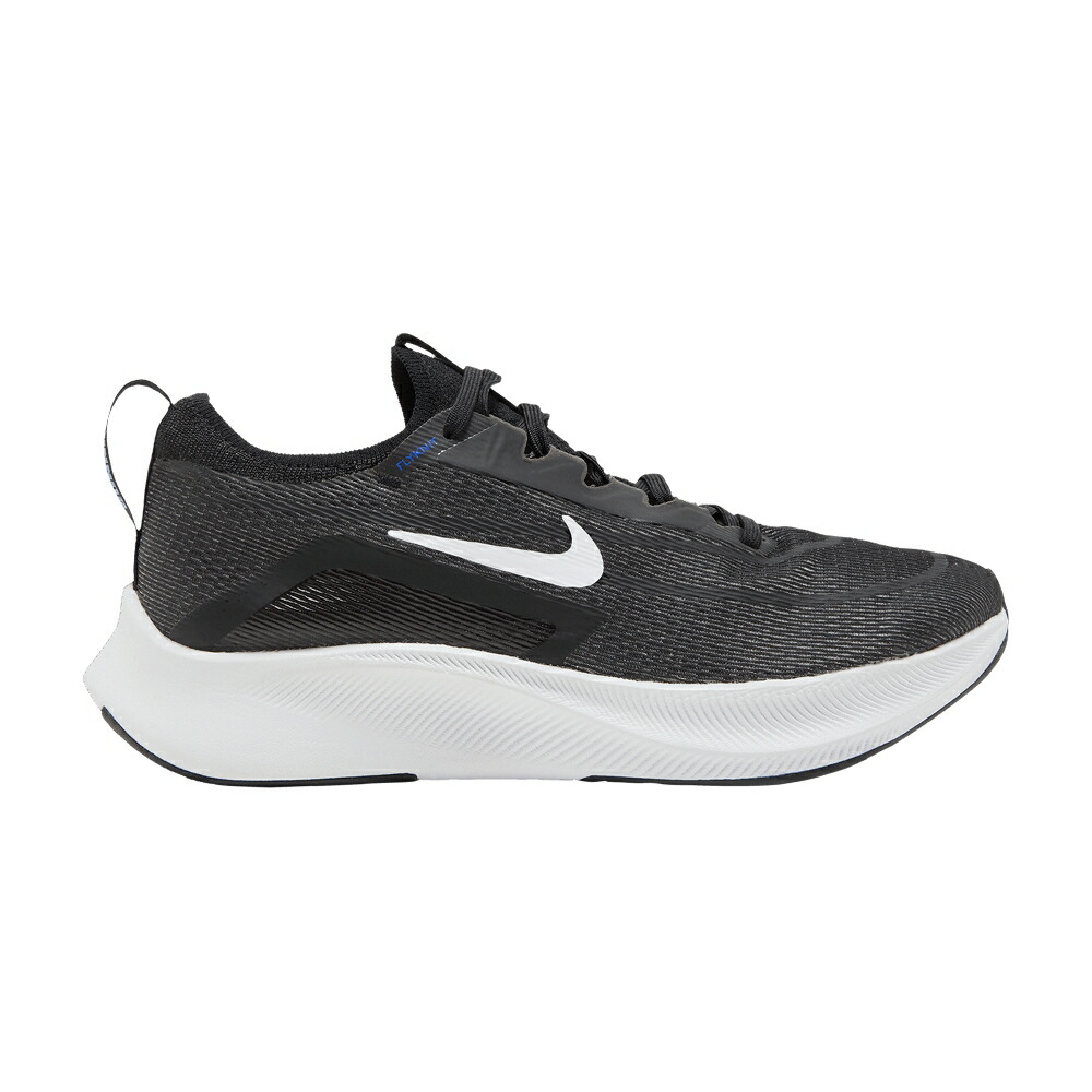 ナイキ ズーム 黒色 ブラック 青色 ブルー ズームフライ 'BLACK WHITE' スニーカー メンズ NIKE ZOOM FLY 4 / BLACK ANTHRACITE RACER BLUE