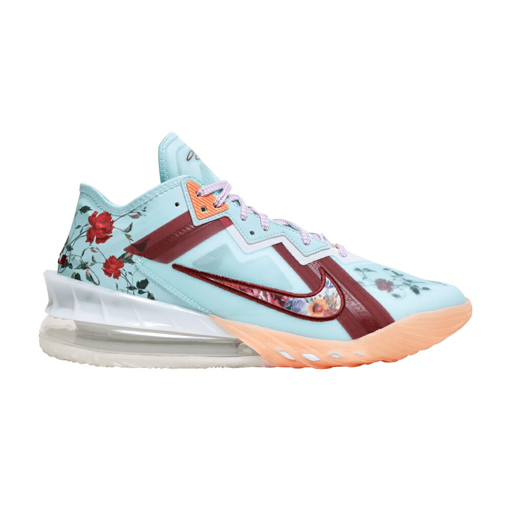 ナイキ レブロン 青色 ブルー 紫 バイオレット ショック 白色 ホワイト DAUGHTERS スニーカー メンズ NIKE MIMI PLANGE X LEBRON 18 LOW / PSYCHIC BLUE VIOLET SHOCK WHITE