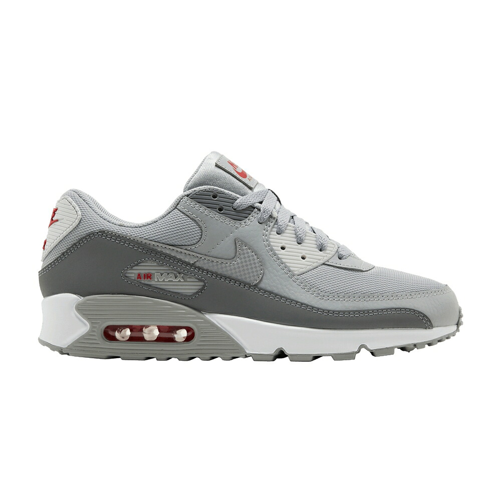 ナイキ マックス 薄墨色 薄墨色 大気圏マックス \u0027LIGHT RED\u0027 スニーカー メンズ NIKE AIR MAX 90 SMOKE GREY / LIGHT SMOKE GREY SMOKE GREY