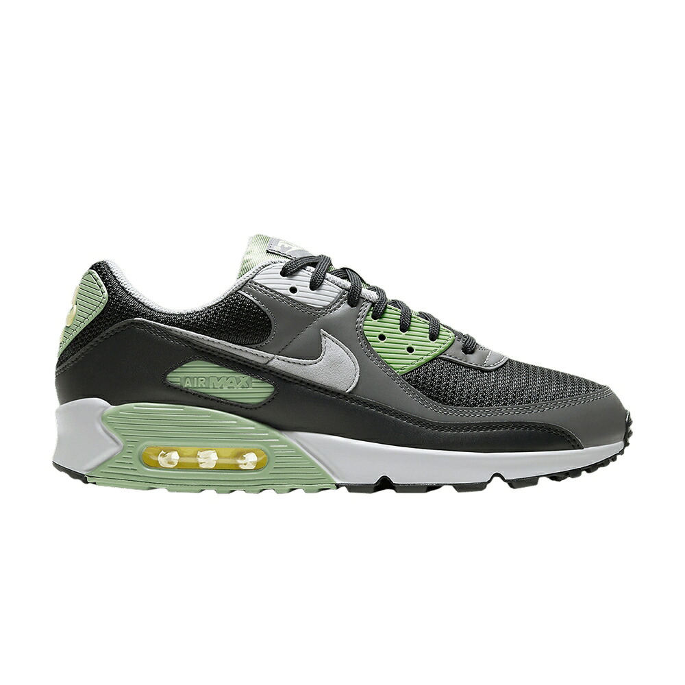 ナイキ マックス 緑 グリーン 灰色 グレー 黒色 ブラック エアマックス 'OIL GREEN' スニーカー メンズ NIKE AIR MAX 90 / OIL GREEN LIGHT SMOKE GREY BLACK|スニケス