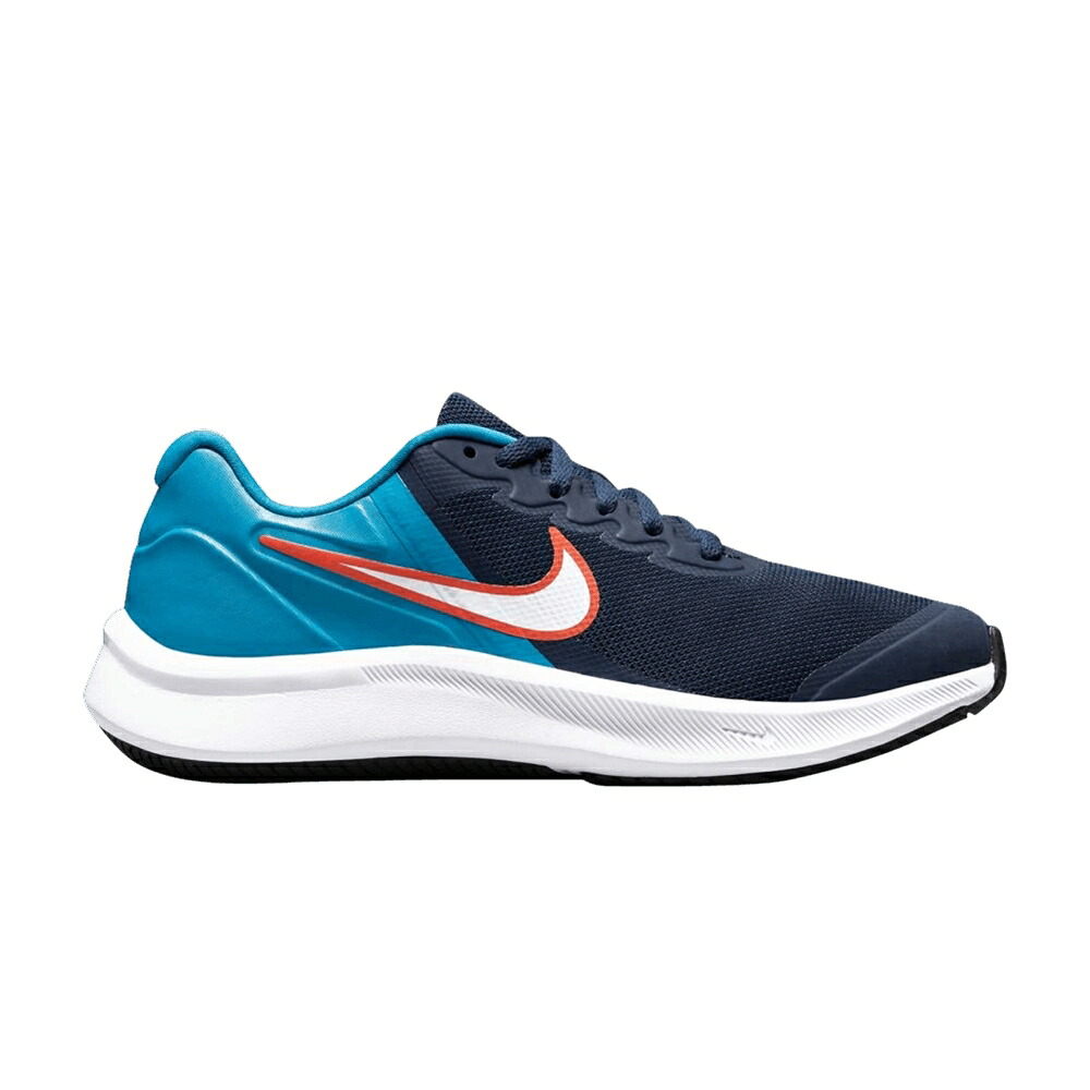 ナイキ 紺色 米国海軍 白いこと 白いこと \u0027MIDNIGHT NAVY\u0027 お坊っちゃん キッズ NIKE STAR RUNNER 3 GS / MIDNIGHT NAVY WHITE IMPERIAL もの言う花 マタニティ スニーカー