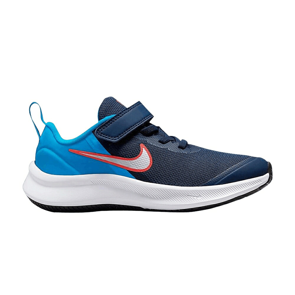 ナイキ 紺色 ネイビー 白色 ホワイト 'MIDNIGHT NAVY' ジュニア キッズ NIKE STAR RUNNER 3 PS / MIDNIGHT NAVY WHITE IMPERIAL ベビー マタニティ スニーカー