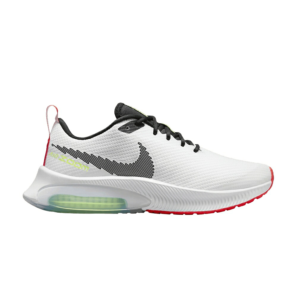 ナイキ ズーム 白色 ホワイト クリムゾン ピンク ブラスト 'RAWDACIOUS' ジュニア キッズ NIKE AIR ZOOM ARCADIA GS / WHITE BRIGHT CRIMSON PINK BLAST ベビー マタニティ スニーカー｜スニケス