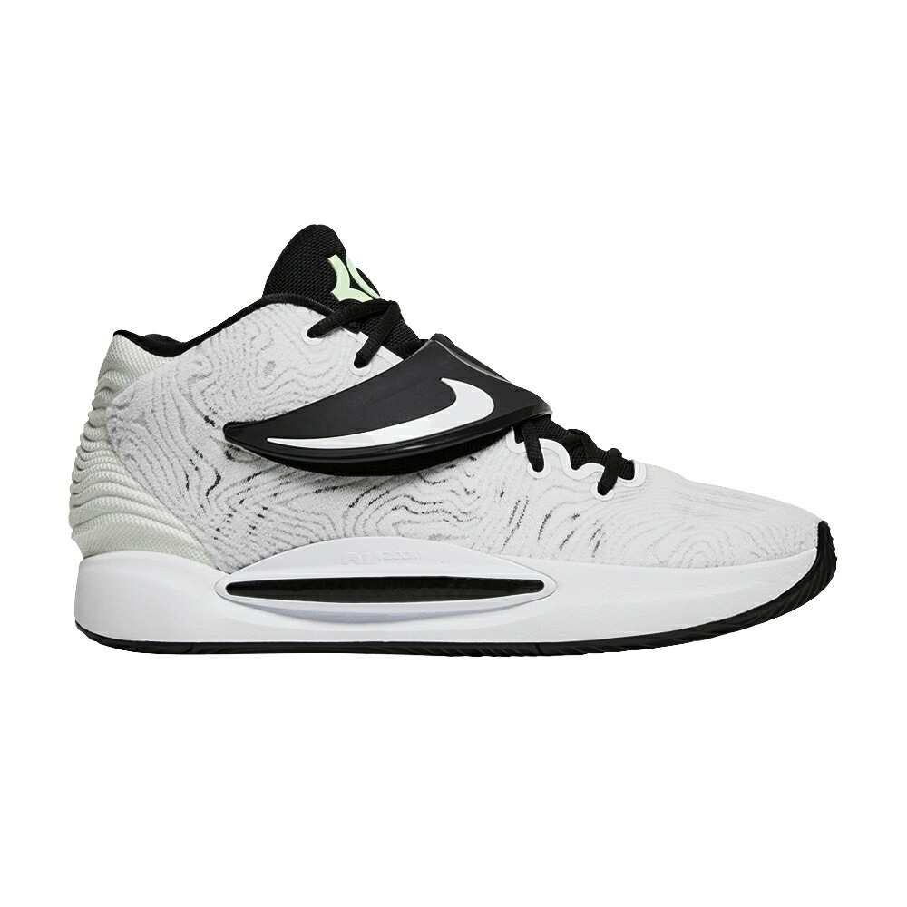ナイキ 白いこと 白いこと 緑 緑であること 黒いこと 黒いこと \u0027WHITE BLACK\u0027 スニーカー メンズ NIKE KD 14 肺結核 / WHITE VAPOR GREEN BLACK