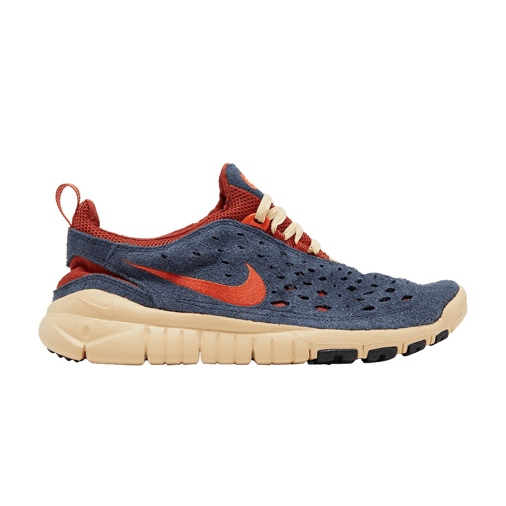 ナイキ フリー ラン サンダー 青色 ブルー 橙 オレンジ 'THUNDER BLUE' スニーカー メンズ NIKE FREE RUN TRAIL / THUNDER BLUE ORANGE CINNABAR