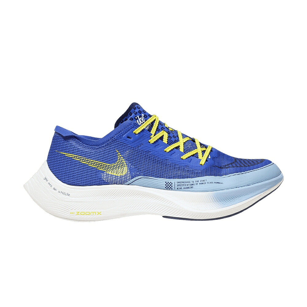 ナイキ 黄色 イエロー 青色 ブルー NEXT% 'HYPER STRIKE' スニーカー メンズ NIKE ZOOMX VAPORFLY 2 ROYAL YELLOW / HYPER ROYAL PSYCHIC BLUE BLUE|スニケス