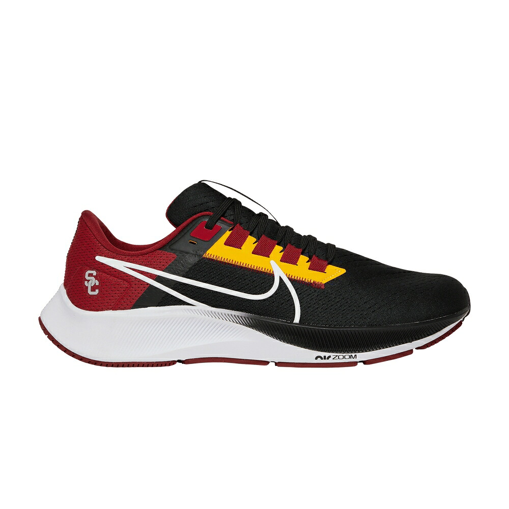 ナイキ ズーム ペガサス 黒色 ブラック チーム クリムゾン ズームペガサス 'USC' スニーカー メンズ NIKE AIR ZOOM PEGASUS 38 / BLACK TEAM CRIMSON UNIVERSITY|スニケス
