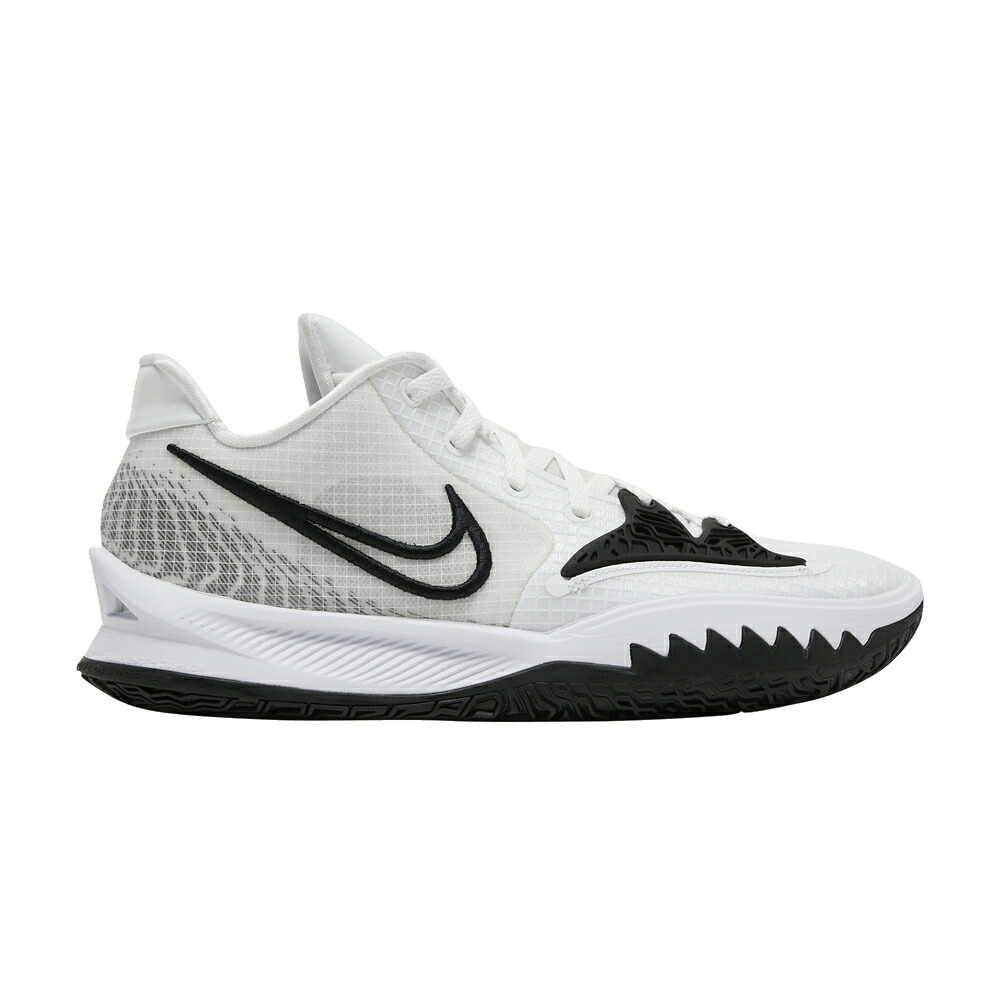 ナイキ カイリー 白いこと 白いこと 黒いこと 黒いこと \u0027WHITE BLACK\u0027 スニーカー メンズ NIKE KYRIE LOW 4 肺結核 / WHITE WHITE BLACK