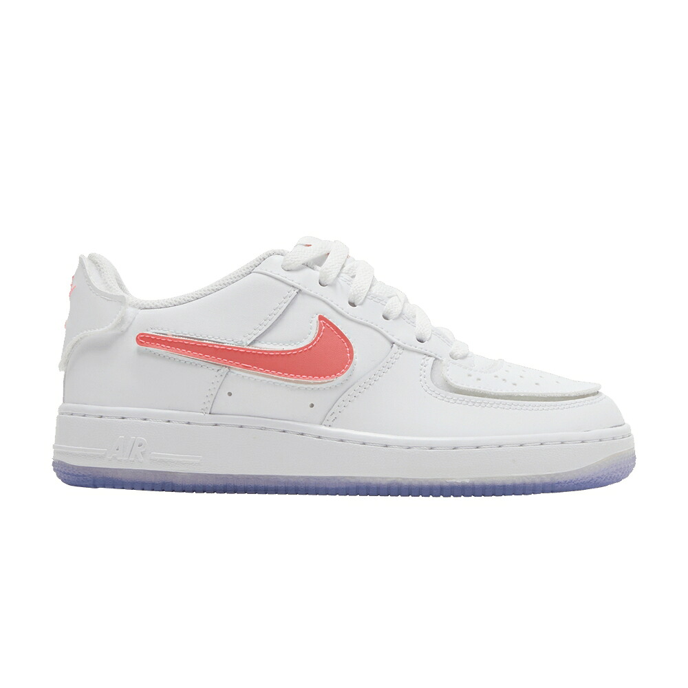 ナイキ 紫 パープル 白色 ホワイト ピンク エアフォース 'WHITE PULSE' ジュニア キッズ NIKE AIR FORCE 1/1 GS PURPLE / WHITE PURPLE PULSE PINK SALT ベビー マタニティ スニーカー|スニケス