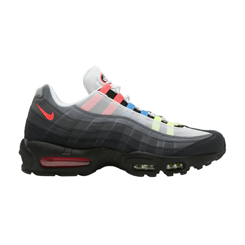 ナイキ マックス 黒色 ブラック 灰色 グレー エアマックス 'GREEDY 3.0' スニーカー メンズ NIKE AIR MAX 95 / OFF NOIR BLACK DARK SMOKE GREY｜スニケス