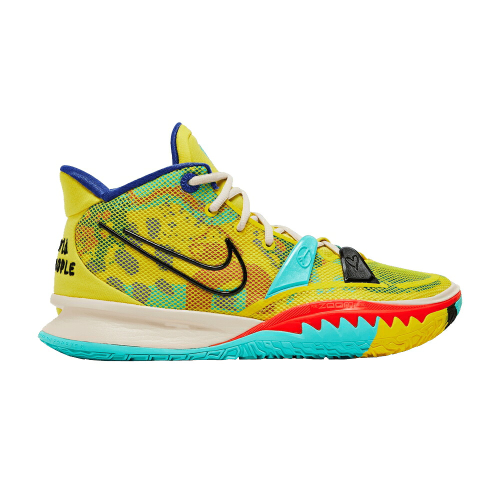 ナイキ カイリー 黄色 イエロー ストライク 緑 グリーン '1 PEOPLE' スニーカー メンズ NIKE KYRIE 7 EP WORLD 1 / YELLOW STRIKE GREEN ABYSS BRIGHT｜スニケス 87,450円