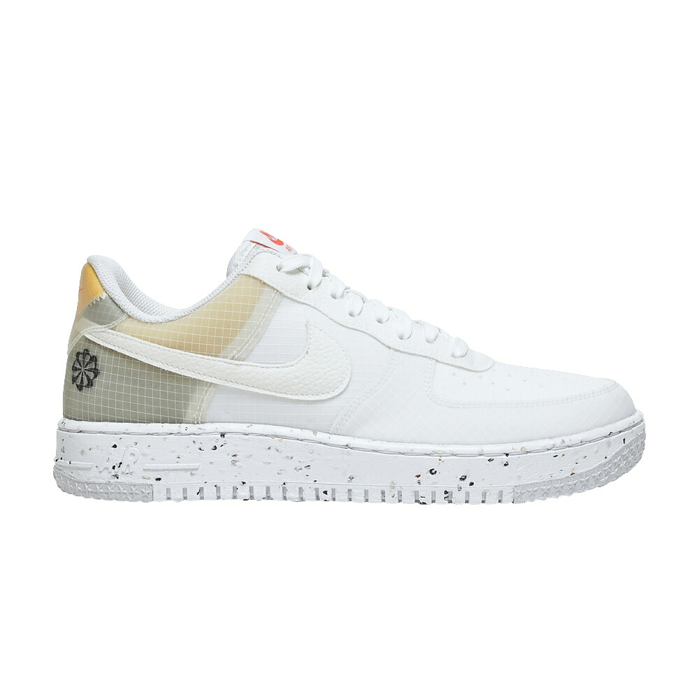ナイキ ゼロ 白色 ホワイト 橙 オレンジ エアフォース 'MOVE ORANGE' スニーカー メンズ NIKE AIR FORCE 1 CRATER TO ZERO - WHITE / WHITE ORANGE WHITE|スニケス
