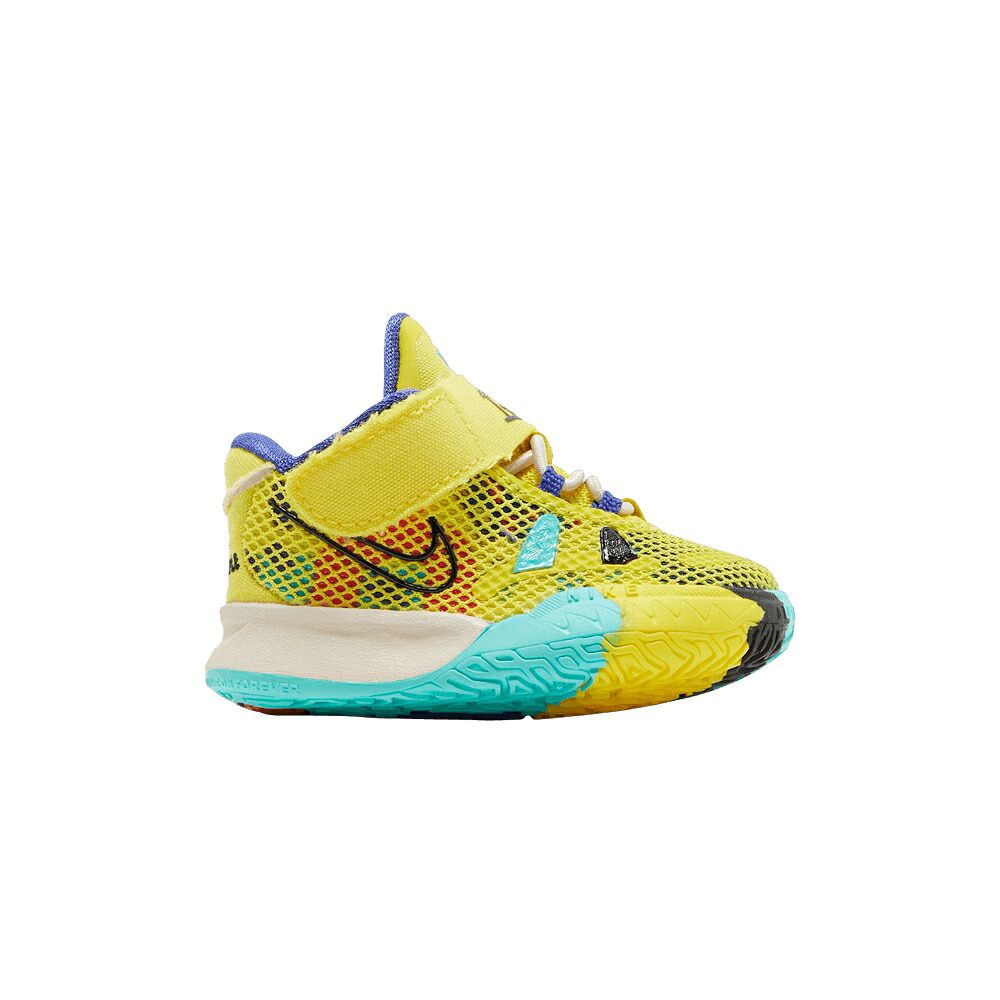 ナイキ カイリー 黄味がかった 黄色 ストライク 緑 緑であること \u00271 PEOPLE\u0027 もの言う花 NIKE KYRIE 7 TD WORLD 1 / YELLOW STRIKE GREEN ABYSS BRIGHT